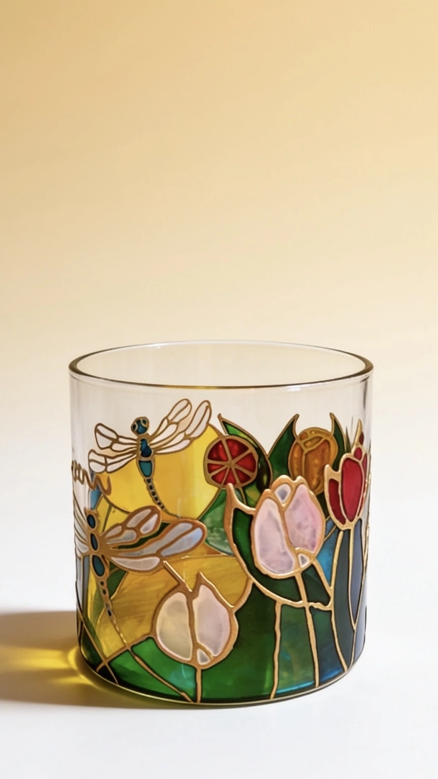 Dragonflies & Tulips — view 1