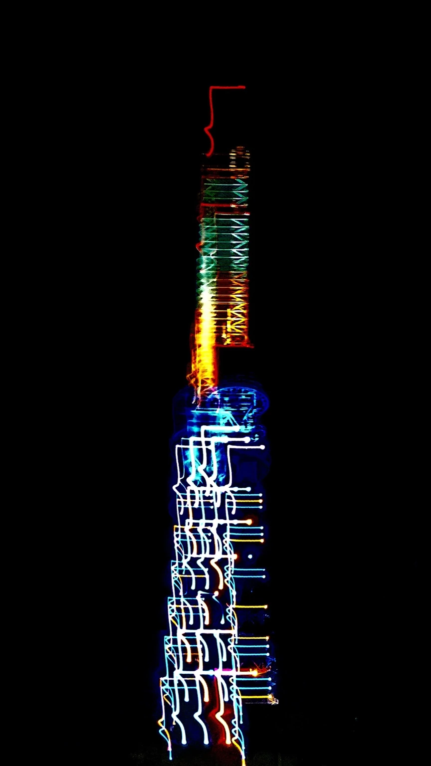 Traces of Light: Tokyo Tower, photograph 1